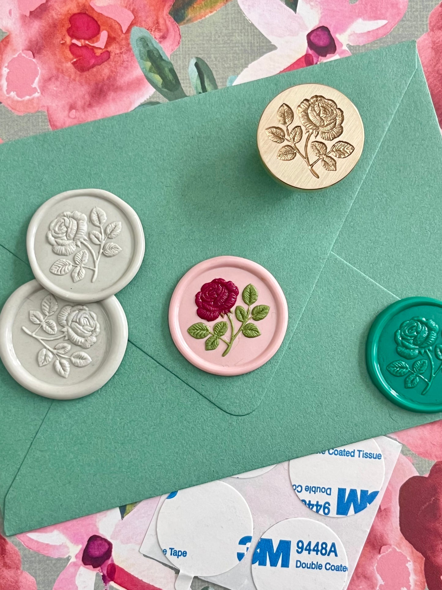 Embroidered Rose