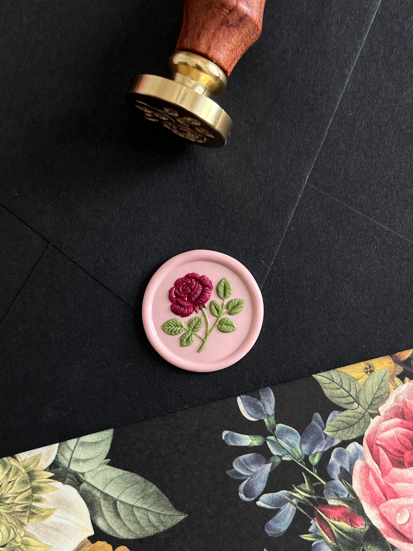 Embroidered Rose