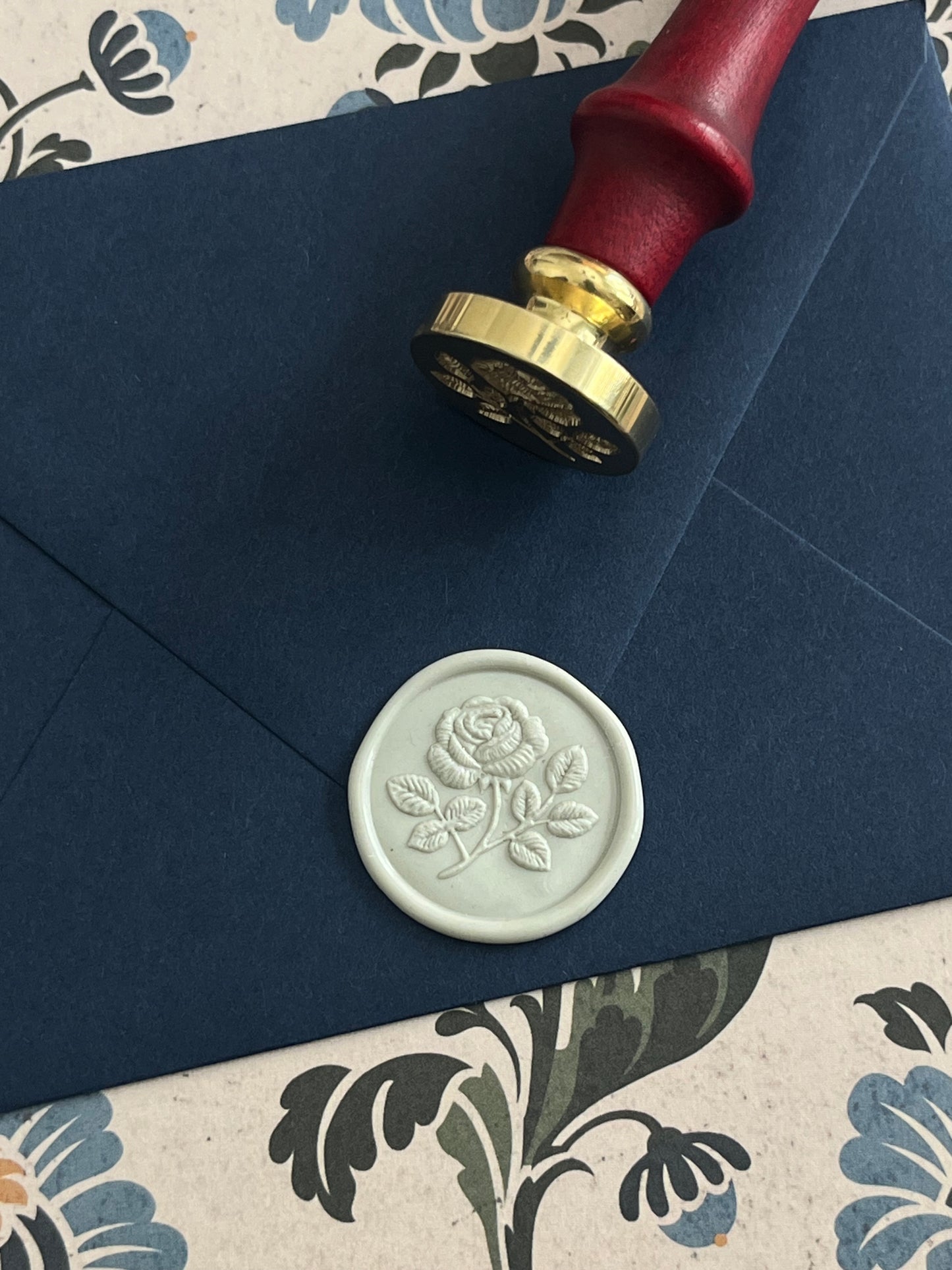 Embroidered Rose