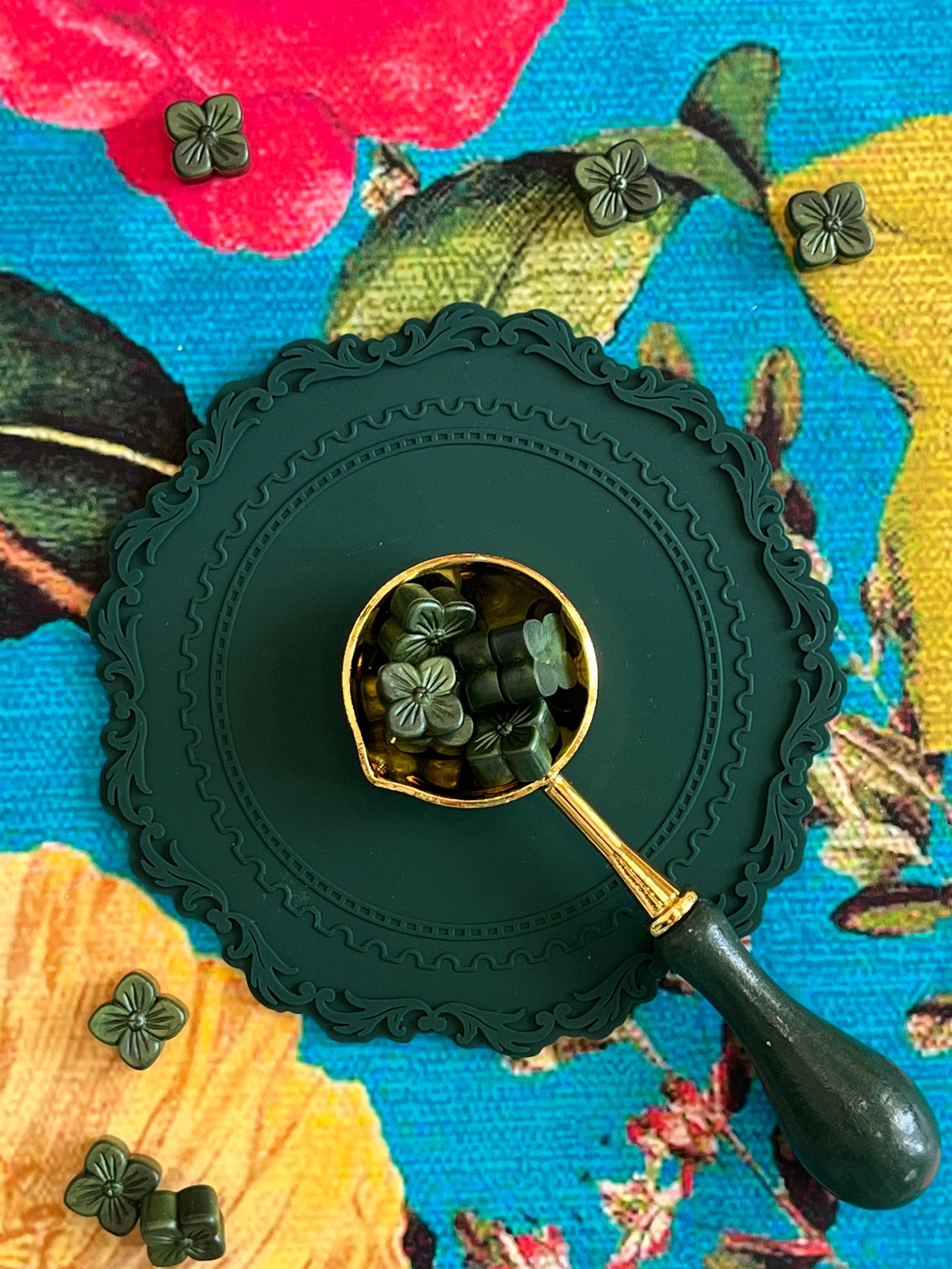 Dreamy Green Stamp Mat