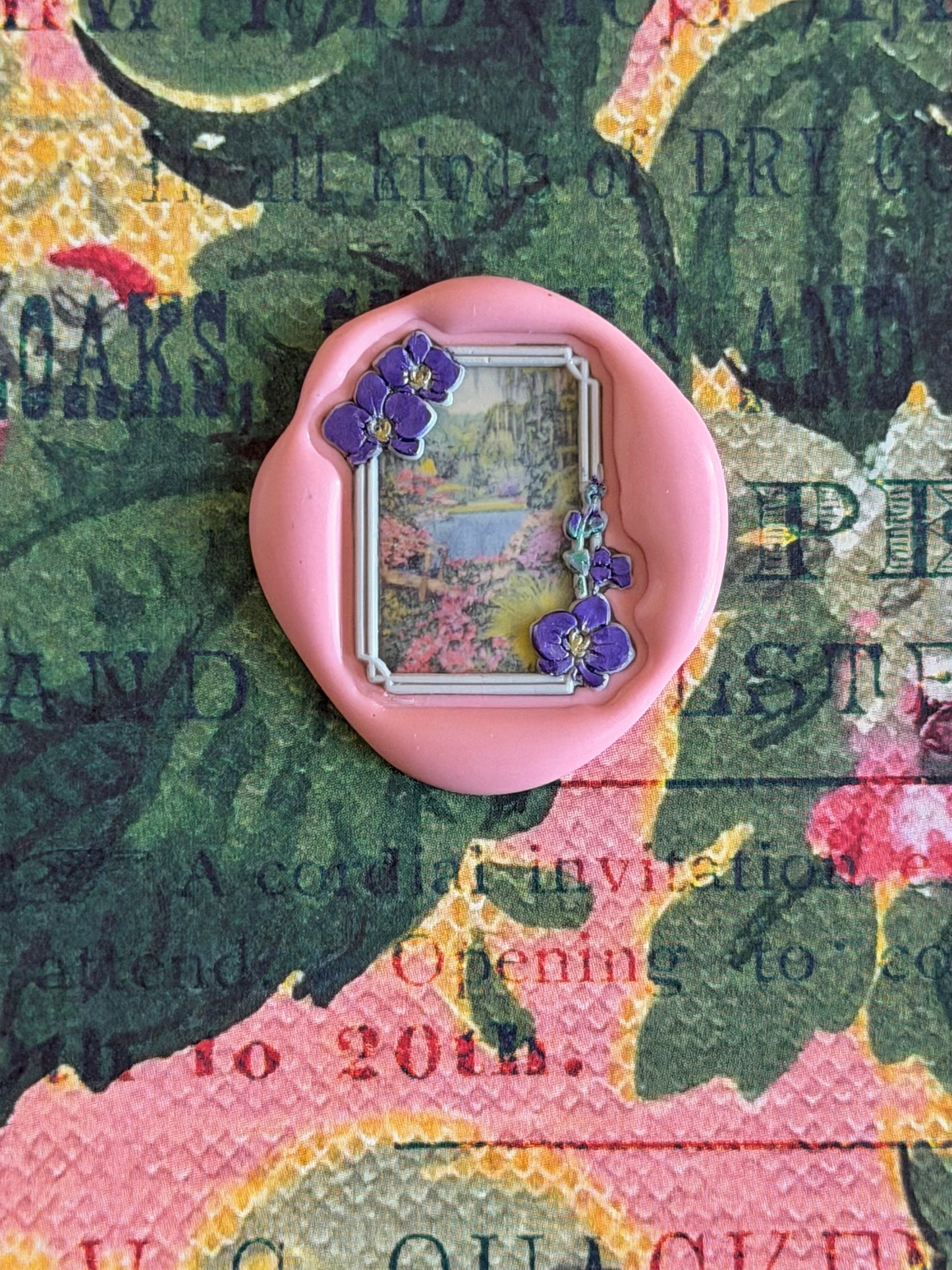 Framed in Orchids