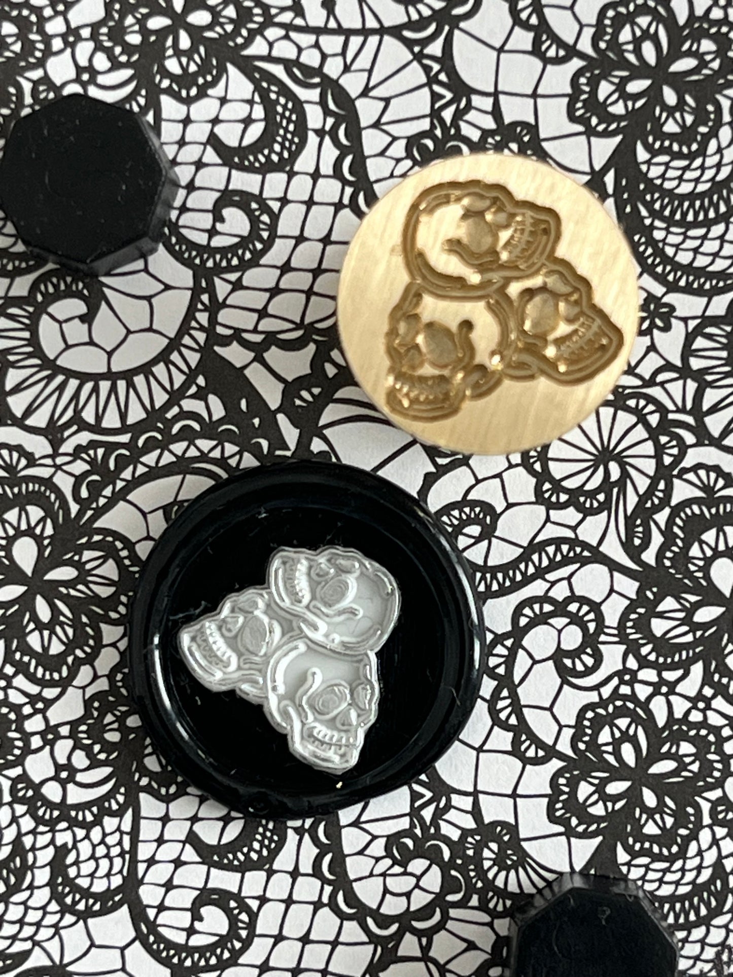 Stacked Skulls