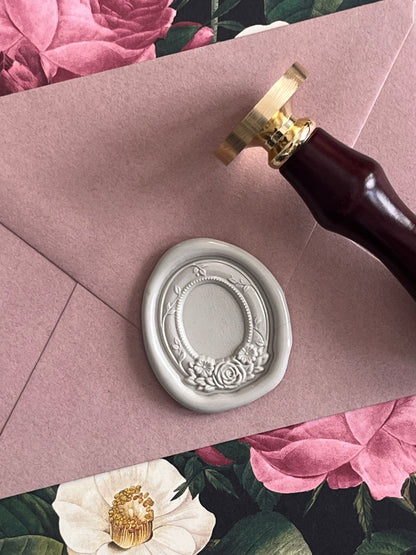 Rose Adorned Oval